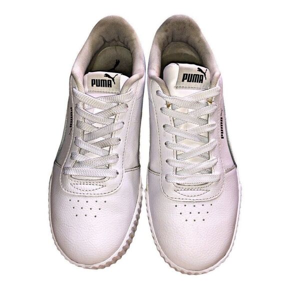 Puma Carina L (370677-11) Men’s Shoes White Size 7 unisex - Picture 4 of 8